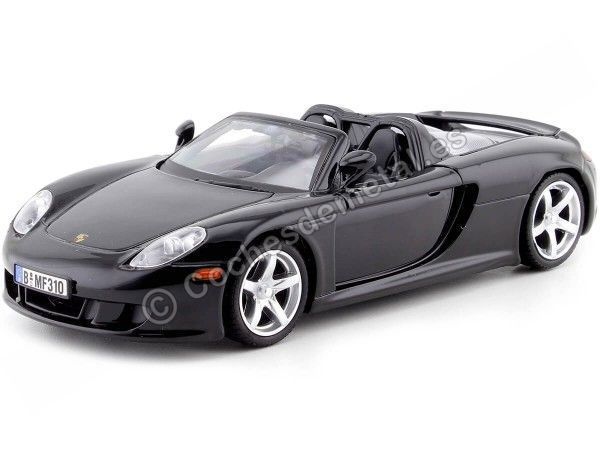 Cochesdemetal.es 2002 Porsche Carrera GT Negro 1:24 Motor Max 73305