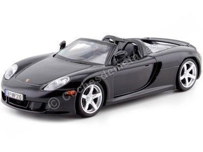 Cochesdemetal.es 2002 Porsche Carrera GT Negro 1:24 Motor Max 73305