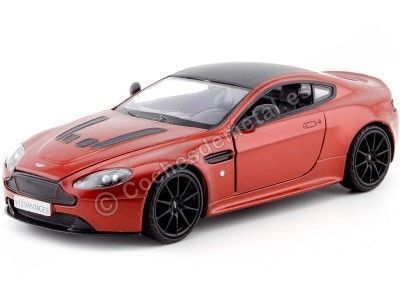 2014 Aston Martin V12 Vantage S Metallic Red 1:24 Motor Max 79322 Cochesdemetal.es