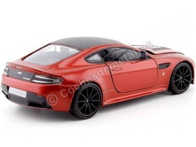 2014 Aston Martin V12 Vantage S Metallic Red 1:24 Motor Max 79322 Cochesdemetal.es 2