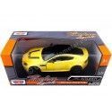Cochesdemetal.es 2014 Aston Martin V12 Vantage S Jaune métallique 1:24 MOTOR MAX 79322