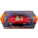 Cochesdemetal.es 1956 Ford Thunderbird Convertible Red 1:24 MOTOR MAX 73215