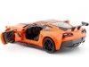 Cochesdemetal.es 2019 Chevrolet Corvette ZR1 Orange / Noir 1:24 MOTOR MAX 79356