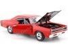 Cochesdemetal.es 1969 Dodge Coronet Super Bee Rojo / Negro 1:24 Motor Max 73315