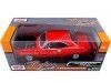 Cochesdemetal.es 1969 Dodge Coronet Super Bee Rojo/Negro 1:24 Motor Max 73315