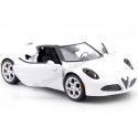 Cochesdemetal.es 2013 Alfa Romeo 4c White 1:24 MOTOR MAX 79320