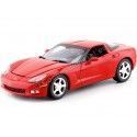 Cochesdemetal.es 2005 Chevrolet Corvette (C6) Rojo 1:24 Motor Max 73270