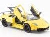 Cochesdemetal.es 2010 Lamborghini Murcielago LP670-4 SV Jaune métallique 1:24 Motor max 73350