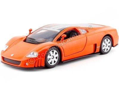 Cochesdemetal.es 2001 Volkswagen Nardo W12 Show Car Naranja 1:24 MOTOR MAX 73241