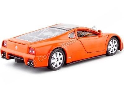 Cochesdemetal.es 2001 Volkswagen Nardo W12 Show Car Naranja 1:24 MOTOR MAX 73241 2