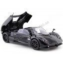 Cochesdemetal.es 2009 Pagani Zonda F Black 1:24 MOTOR MAX 73369