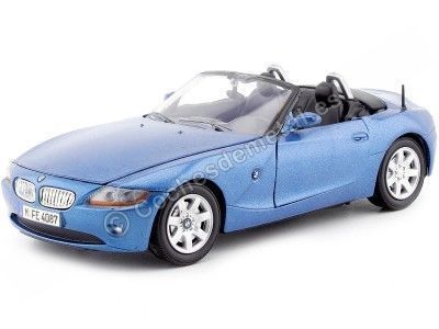 Cochesdemetal.es 2003 BMW Z4 (E85) Metallic Blue 1:24 Motor Max 73269