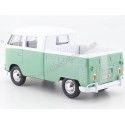 CARSDEMETAL.ES 1967 Volkswagen VW Type 2 T1 Pick-up à double cabine verte / blanc 1:24 Motor max 79343