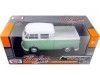 CARSDEMETAL.ES 1967 Volkswagen VW Type 2 T1 Pick-up à double cabine verte / blanc 1:24 Motor max 79343