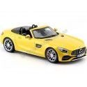 Cochesdemetal.es 2017 Mercedes-Benz AMG GT-C Roadster Metallic Yellow 1:18 Norev 183451