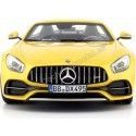 Cochesdemetal.es 2017 Mercedes-Benz AMG GT-C Roadster Metallic Yellow 1:18 Norev 183451