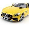 Cochesdemetal.es 2017 Mercedes-Benz AMG GT-C Roadster Metallic Yellow 1:18 Norev 183451