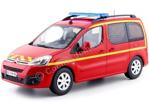 Cochesdemetal.es 2017 Citroen Berlingo "Bomberos/Pompiers" 1:18 Norev 181641