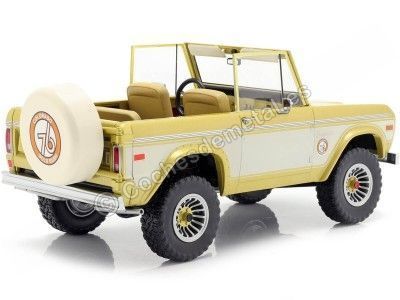 Cochesdemetal.es 1976 Ford Bronco Colorado Gold Rush Verde 1:18 Greenlight 19071 2