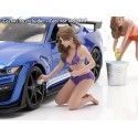 Cochesdemetal.es Figura de Resina "Car Wash Girl Alisa" 1:18 American Diorama 76265