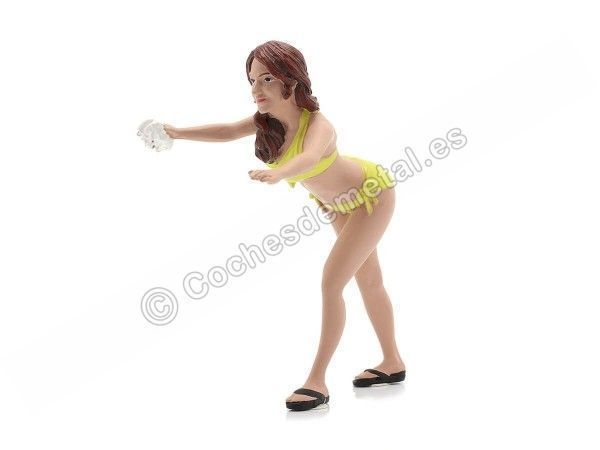 Cochesdemetal.es Figura de Resina "Car Wash Girl Stephanie" 1:18 American Diorama 76266