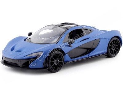 Cochesdemetal.es 2015 McLaren P1 Satin Blue 1:24 Motor Max 79508
