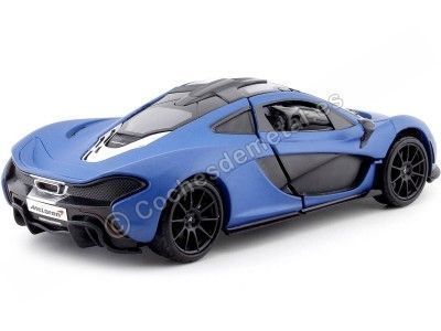 Cochesdemetal.es 2015 McLaren P1 Satin Blue 1:24 Motor Max 79508 2