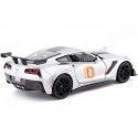 Cochesdemetal.es 2019 Chevrolet Corvette Zr1 GT Racing Metallic Gray 1:24 Motor Max 73785