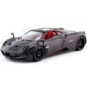 CARSDEMETAL.ES 2012 PAGANI HUAYRA MATTE NOIR 1:24 MOTEUR MAX 79502