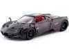 CARSDEMETAL.ES 2012 PAGANI HUAYRA MATTE NOIR 1:24 MOTEUR MAX 79502