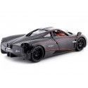 CARSDEMETAL.ES 2012 PAGANI HUAYRA MATTE NOIR 1:24 MOTEUR MAX 79502