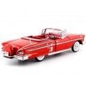 Cochesdemetal.es 1958 Chevrolet Impala Roadster Rojo 1:24 Motor Max 73267