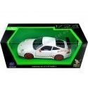 Cochesdemetal.es 2010 Porsche 911 (997) GT3 RS Mark 2 White/Red 1:24 Lucky Diecast 24213