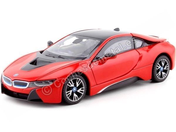 Cochesdemetal.es 2019 BMW i8 Coupe Rojo/Negro 1:24 Rastar 56500