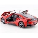 Cochesdemetal.es 2019 BMW i8 Coupe Rojo/Negro 1:24 Rastar 56500