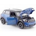 Carsdemetal.es 2010 Mini Cooper S Countryman R60 Metallic Blue 1:24 Rastar 56400