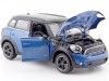 Carsdemetal.es 2010 Mini Cooper S Countryman R60 Metallic Blue 1:24 Rastar 56400