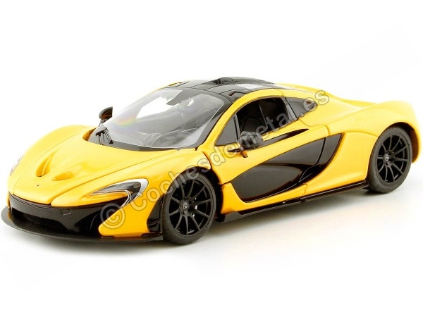 Cochesdemetal.es 2017 McLaren P1 jaune 1:24 Rastar 56700