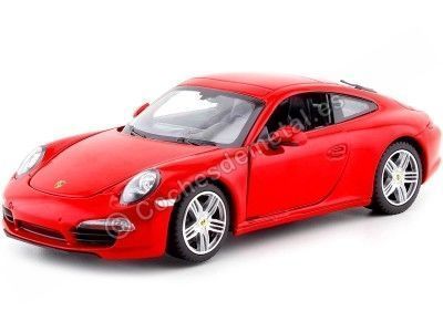 2012 Porsche 911 (991) Carrera S Rojo 1:24 Rastar 56200 Cochesdemetal.es