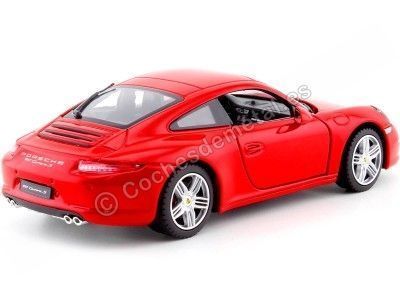 2012 Porsche 911 (991) Carrera S Rojo 1:24 Rastar 56200 Cochesdemetal.es 2
