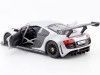 Cochesdemetal.es 2011 Audi R8 LMS Ultra "Audi Sport" Gris Metalizado 1:24 Rastar 56100