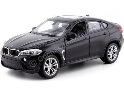 2018 BMW X6 M Negro 1:24 Rastar 56600 Cochesdemetal.es