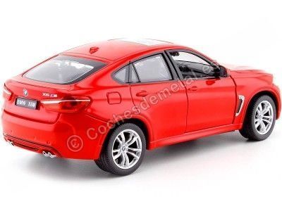 Cochesdemmetal.es 2018 BMW X6 M ROJO 1:24 Rastar 56600 2