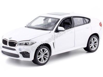 Cochesdemetal.es 2018 BMW X6 M Blanco 1:24 Rastar 56600