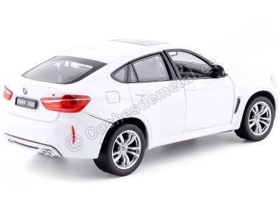 Cochesdemetal.es 2018 BMW X6 M Blanco 1:24 Rastar 56600 2