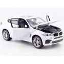 Cochesdemetal.es 2018 BMW X6 M Blanco 1:24 Rastar 56600