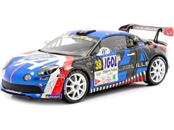 Cochesdemetal.es 2020 Alpine A110 R-GT "Rallye Du Mont-Blanc" Delecour/Guigonnet 1:18 Solido S1801607