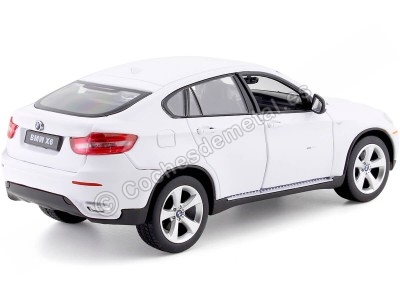 Cochesdetal.es 2010 BMW X6 Blanco 1:24 Rastar 41500 2