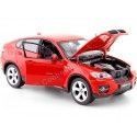 Cochesdetal.es 2010 BMW X6 Rojo 1:24 Rastar 41500