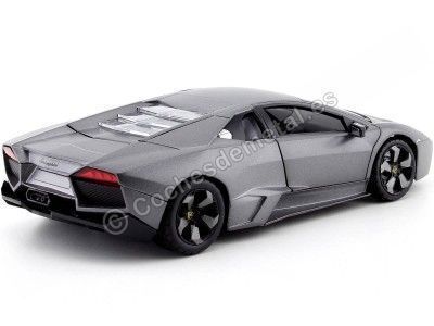 Cochesdemetal.es 2008 Lamborghini Reventon Gris Gunmetal 1:24 Rastar 34800 2